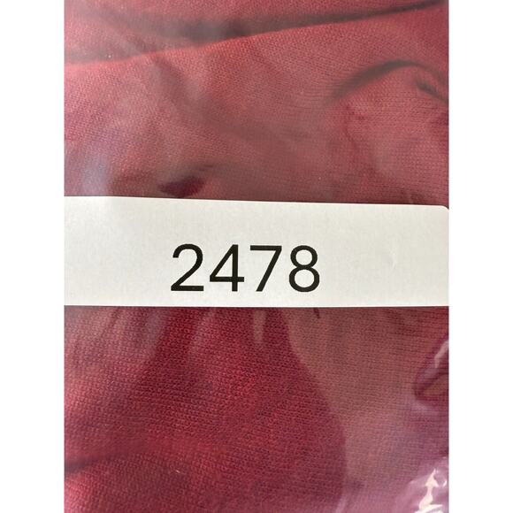 Talbots Size Petite Size Pure Merino Wool Sweater V Neck Red Long Sleeve - Picture 8 of 8